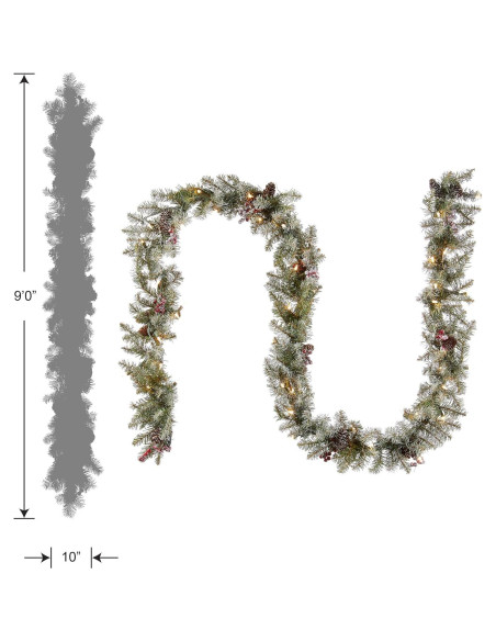 Guirnalda Navideña Artificial National Tree 2.74m Abeto Dunhill