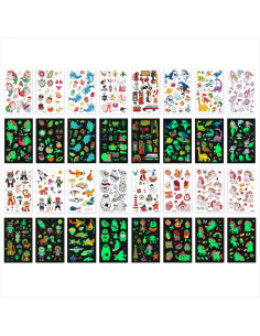 310 Tatuajes Temporales Luminiscentes AWINMAY Niños 2