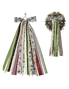 Cinta de Navidad Verde MoKoHouse 58.42 cm para Corona