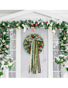 Cinta de Navidad Verde MoKoHouse 58.42 cm para Corona 2