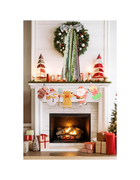 Cinta de Navidad Verde MoKoHouse 58.42 cm para Corona