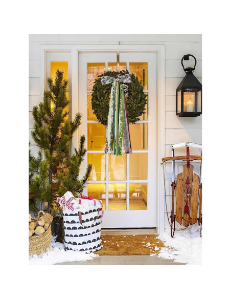 Cinta de Navidad Verde MoKoHouse 58.42 cm para Corona