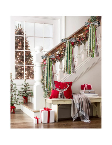 Cinta de Navidad Verde MoKoHouse 58.42 cm para Corona