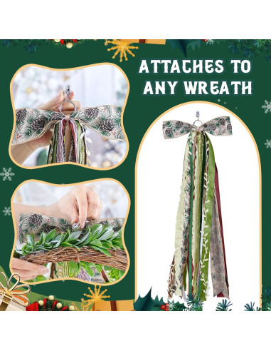 Cinta de Navidad Verde MoKoHouse 58.42 cm para Corona