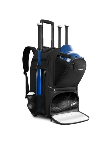Mochila de béisbol rodante AUROTIER Au603200blk 56L