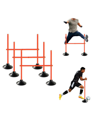 Postes de Agilidad Ajustables TNZMART - Entrenamiento Velocidad