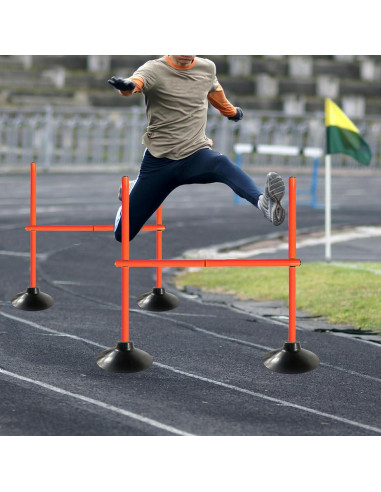 Postes de Agilidad Ajustables TNZMART - Entrenamiento Velocidad