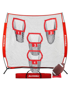 Red de Fútbol BaseGoal 2.44m con 4 Bolsillos de Precisión