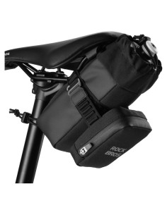 Bolsa de Sillín Rockbros con Porta Botellas 0.7L y Mini Mochila 0.3L