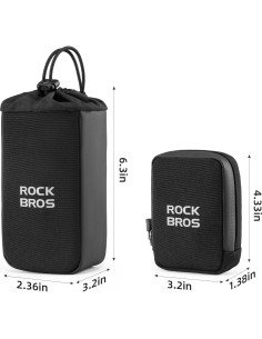 Bolsa de Sillín Rockbros con Porta Botellas 0.7L y Mini Mochila 0.3L 2