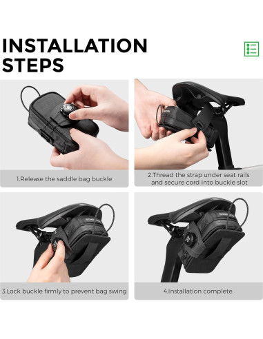 Bolsa de Sillín ROCKBROS 30130091001 Resistente al Agua