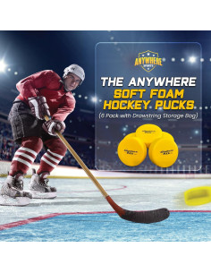 Puck de Entrenamiento de Hockey Nature Bound - 6 Piezas Espuma 2