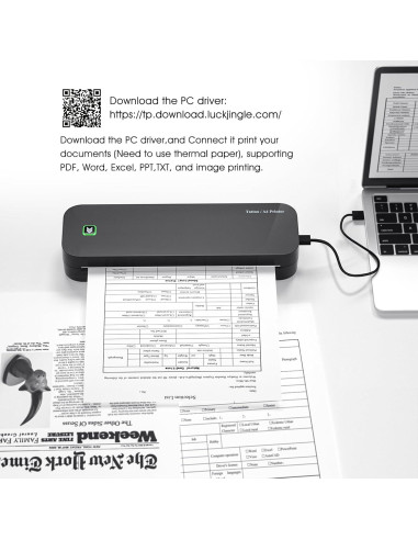 Impresora de Tatuajes BIOMASER Inalámbrica Bluetooth 1,23 kg