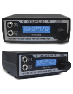 Unidad de Poder Digital Cyclone 360 para Tatuajes 20V