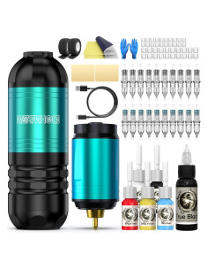 Kit de Tatuaje Inalámbrico Wormhole WTK269 Completo
