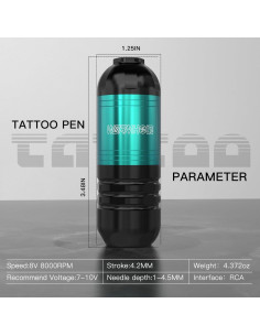 Kit de Tatuaje Inalámbrico Wormhole WTK269 Completo 2