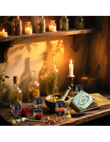 Kit de Brujería Ainswei 30 Hierbas y Flores Secas 1.02kg