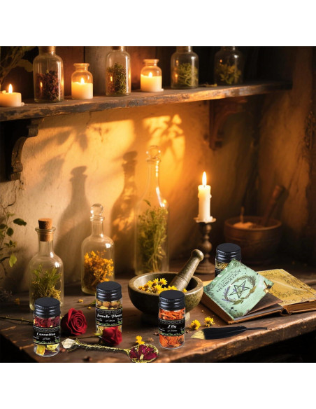 Kit de Brujería Ainswei 30 Hierbas y Flores Secas 1.02kg