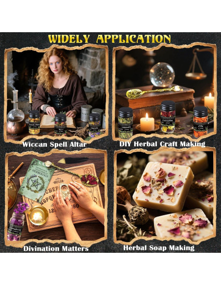 Kit de Brujería Ainswei 30 Hierbas y Flores Secas 1.02kg