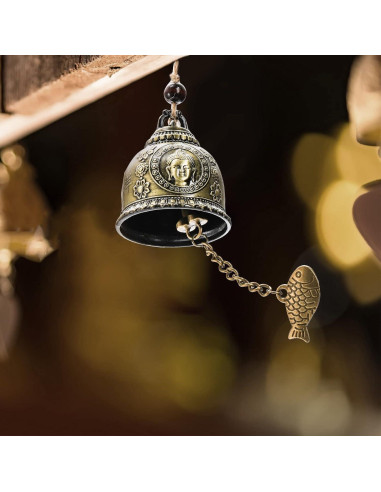 Campanas de Viento Peohud 6 Piezas Dragón Chino Vintage