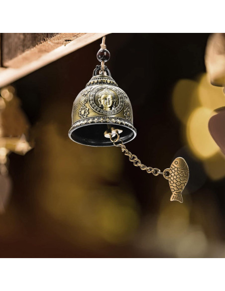 Campanas de Viento Peohud 6 Piezas Dragón Chino Vintage