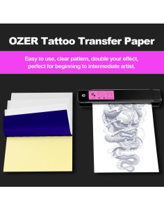Papel de Transferencia para Tatuajes OZER A4 x 50 Hojas 2