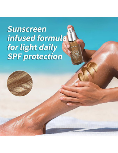 Aceite Brillante para el Cuerpo MYMERRY 50ml Bronceador Hidratante