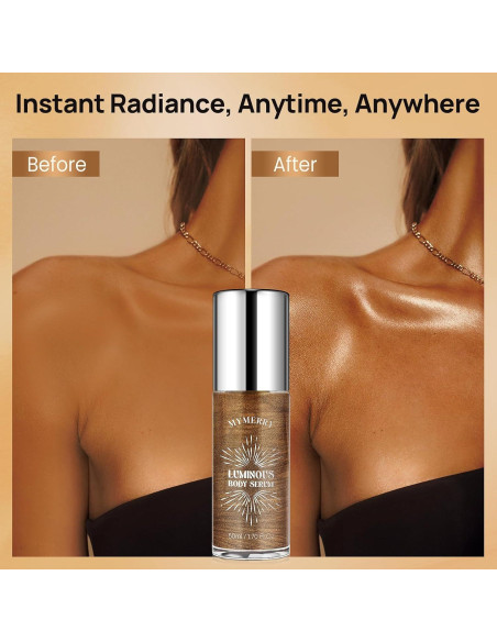 Aceite Brillante para el Cuerpo MYMERRY 50ml Bronceador Hidratante