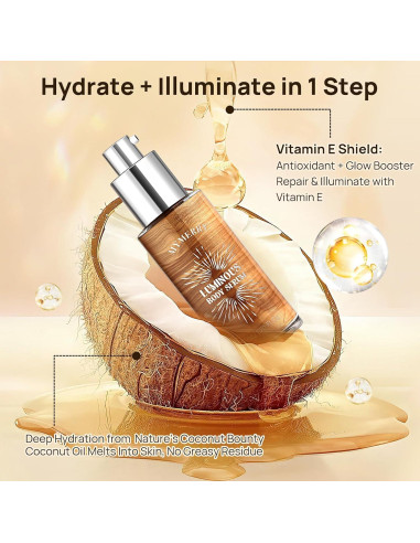 Aceite Brillante para el Cuerpo MYMERRY 50ml Bronceador Hidratante