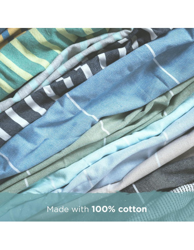 Toalla de Playa Cape Comforts Rayas Amarillo Pálido 170x94 cm