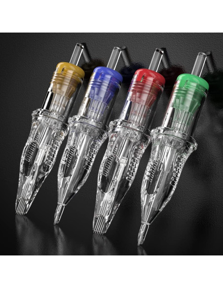 Cartuchos Agujas Dragonhawk Extreme 50Pcs Mixtos 1003RL 1005RL