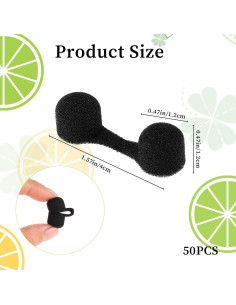 50 Filtros Nasales Desechables AHQiZFX para Alergias y Polvo 2