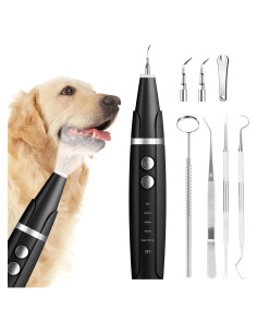 Limpiador Ultrasónico de Dientes para Perros Ni-SHEN 5 Modos LED