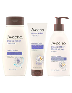 Paquete de Regalo Aveeno Alivio del Estrés 3 Piezas