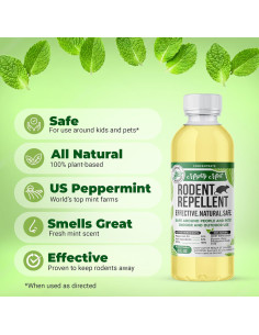 Repelente de Roedores Natural Menta Poderosa 236 ml - Seguro para Mascotas 2
