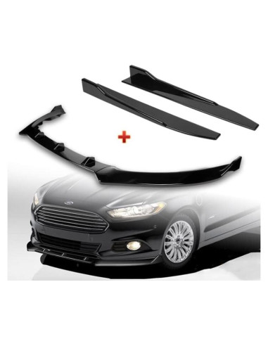 Kit Carrocería Spoiler Lip 3 Piezas + Difusor 2 Piezas Ford Fusion 2013-2016