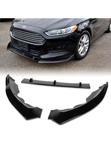Kit Carrocería Spoiler Lip 3 Piezas + Difusor 2 Piezas Ford Fusion 2013-2016