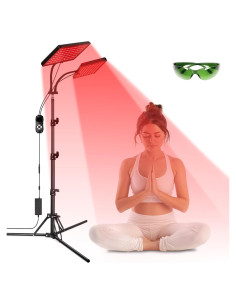 Lámpara de Terapia de Luz Roja SAVILER Doble Cabezal 660nm