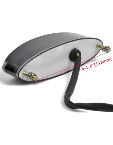 Luz Trasera Universal 28 LEDs MISS MOLY para Motocicleta