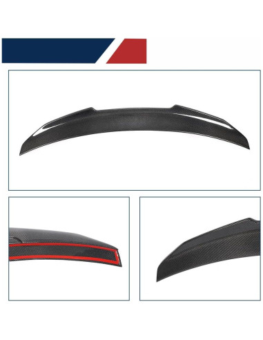 Spoiler de maletero fibra de carbono Audi A4 S4 B9 2017-2024