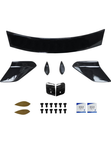 Spoiler Trasero CHIESMA para Honda Civic 2016-2021 Negro ABS