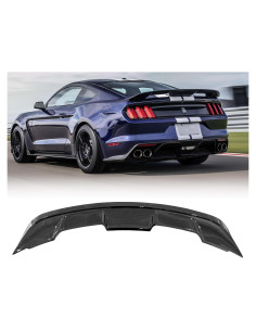 Alerón Trasero Ford Mustang 2015-2023 GT350 GT500 Negro
