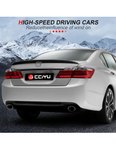 Alerón Trasero ABS Negro cciyu para Honda Accord 2008-2012 2