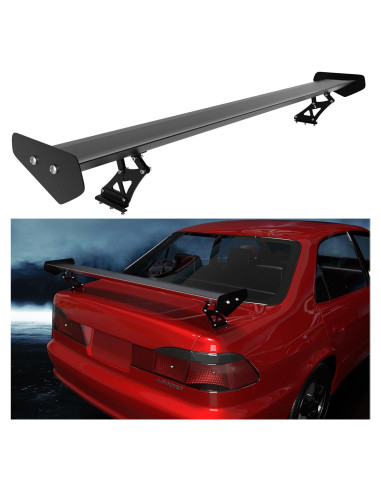 Spoiler Trasero Ajustable Areyourshop 134.62 cm Aluminio Negro