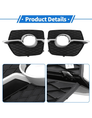 Juego de Rejilla de Luz Antiniebla VekAuto para BMW X6 2008-2014