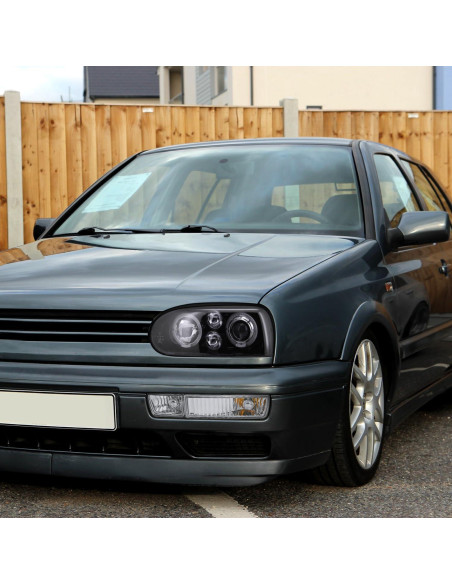 Faros Proyector LED Halo SPEC-D TUNING para Volkswagen Golf MK3