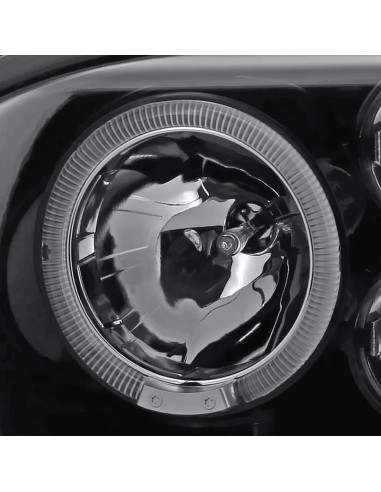 Faros Proyector LED Halo SPEC-D TUNING para Volkswagen Golf MK3