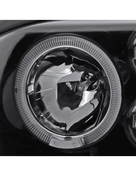 Faros Proyector LED Halo SPEC-D TUNING para Volkswagen Golf MK3