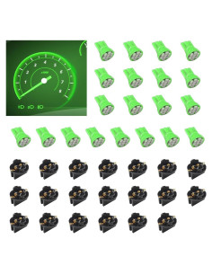20 Bombillas LED T10 GAOLAOSY Verde 12V 200 Lúmenes