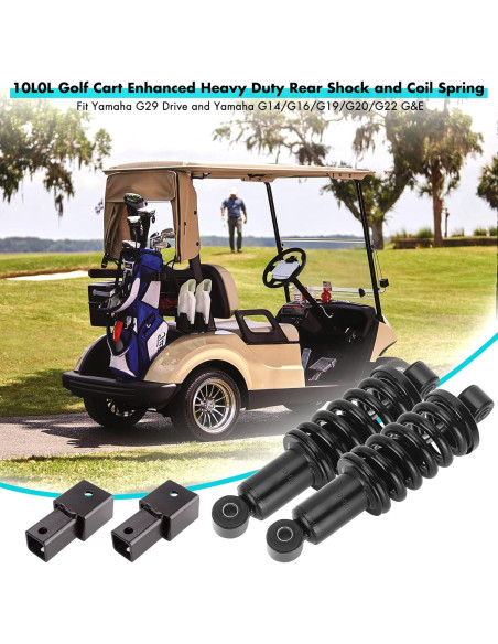 Amortiguador trasero 10L0L para carrito de golf Yamaha G29/G14/G16/G19/G20/G22